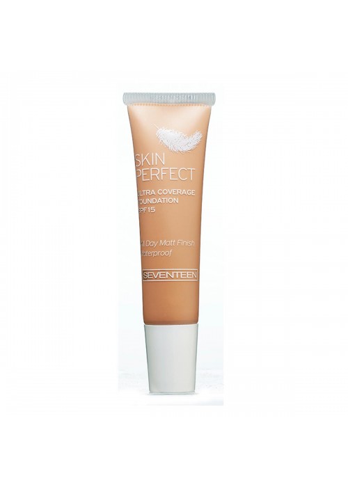 SEVENTEEN SKIN PERFECT ULTRA COVERAGE WATERPROOF FOUNDATION N.3 15ML TRAVEL SIZE