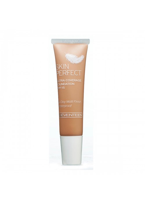 SEVENTEEN SKIN PERFECT ULTRA COVERAGE WATERPROOF FOUNDATION N.4 15ML TRAVEL SIZE