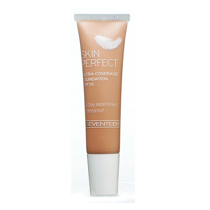 SEVENTEEN SKIN PERFECT ULTRA COVERAGE WATERPROOF FOUNDATION N.4 15ML TRAVEL SIZE