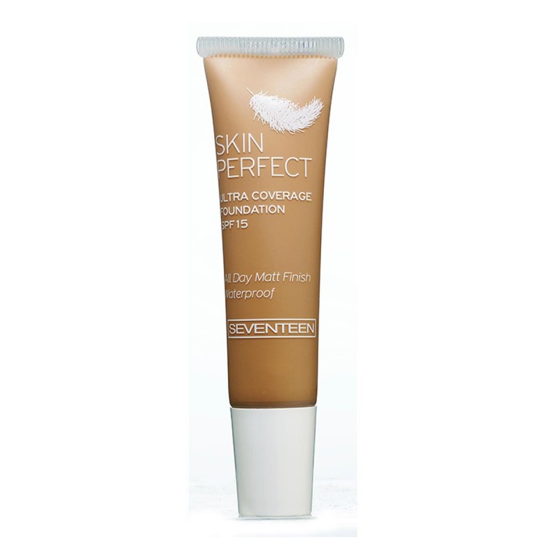 SEVENTEEN SKIN PERFECT ULTRA COVERAGE WATERPROOF FOUNDATION N.6 15ML TRAVEL SIZE