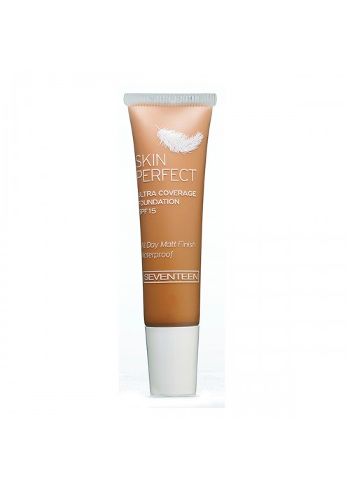 SEVENTEEN SKIN PERFECT ULTRA COVERAGE WATERPROOF FOUNDATION N.7 15ML TRAVEL SIZE