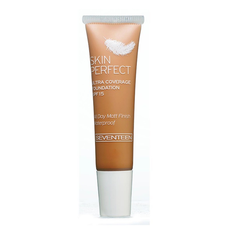 SEVENTEEN SKIN PERFECT ULTRA COVERAGE WATERPROOF FOUNDATION N.7 15ML TRAVEL SIZE