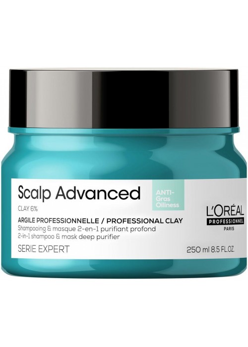 LOREAL SERIE EXPERT SCALP ADVANCED ARGILE 2IN1 ΜΑΣΚΑ ΜΑΛΛΙΩΝ ΚΑΤΑ ΤΗΣ ΛΙΠΑΡΟΤΗΤΑΣ 250ML