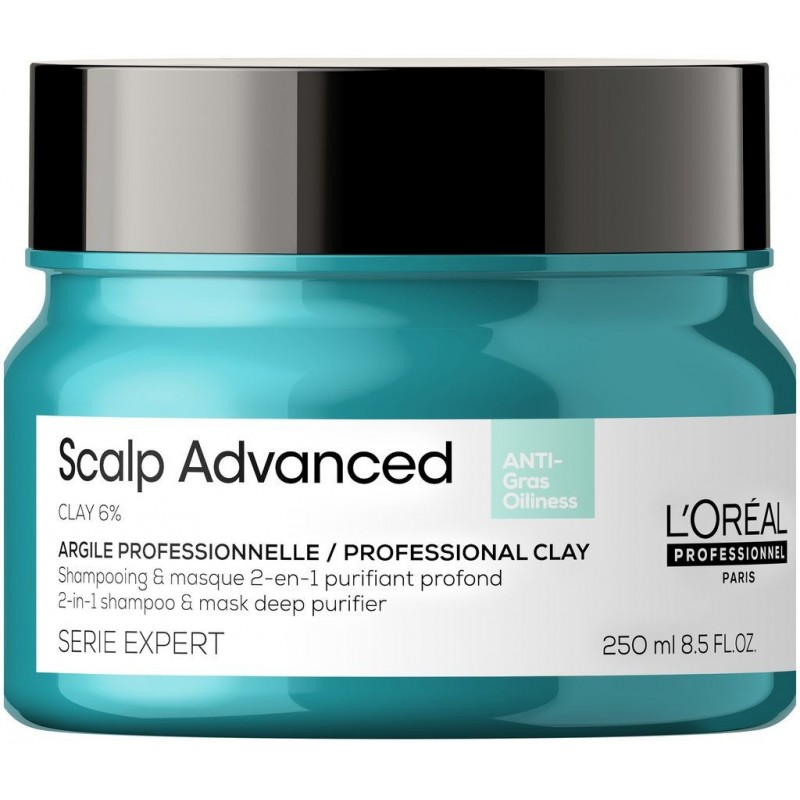 LOREAL SERIE EXPERT SCALP ADVANCED ARGILE 2IN1 ΜΑΣΚΑ ΜΑΛΛΙΩΝ ΚΑΤΑ ΤΗΣ ΛΙΠΑΡΟΤΗΤΑΣ 250ML