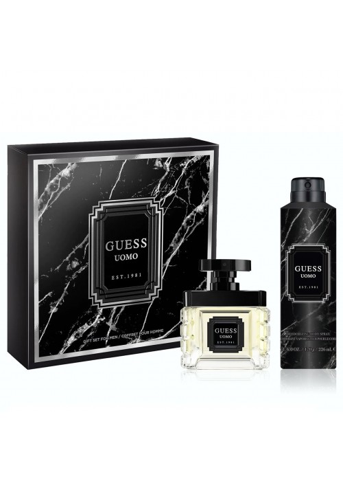 GUESS UOMO SET EAU DE TOILETTE 50ML + BODY SPRAY 226ML