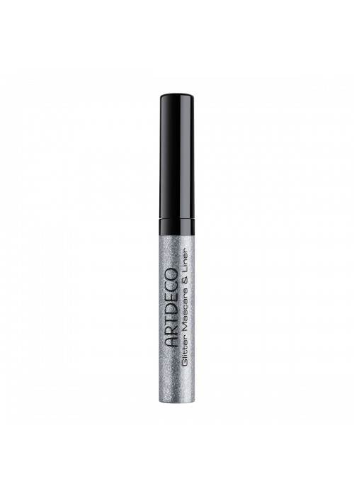 ARTDECO GLITTER MASCARA AND LINER N.5 SILVER