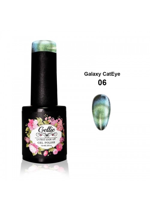 GELLIE GALAXY CATEYE 06 10ML - ΤΙΡΚΟΥΑΖ ΜΠΛΕ