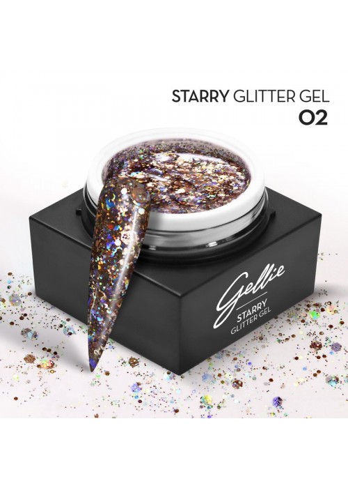 GELLIE STARRY GLITTER GEL 02 15ML