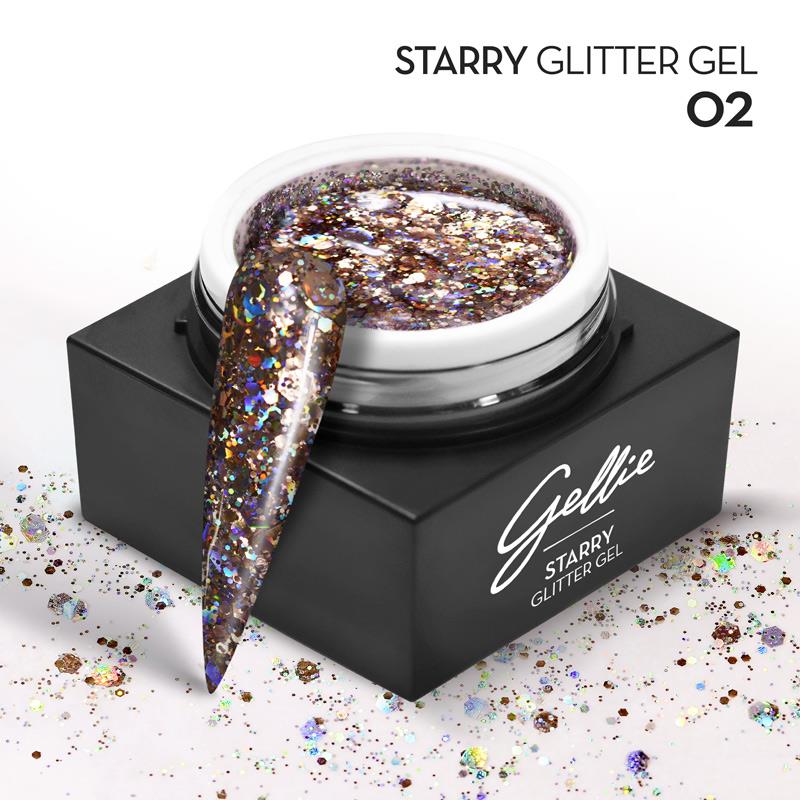 GELLIE STARRY GLITTER GEL 02 15ML