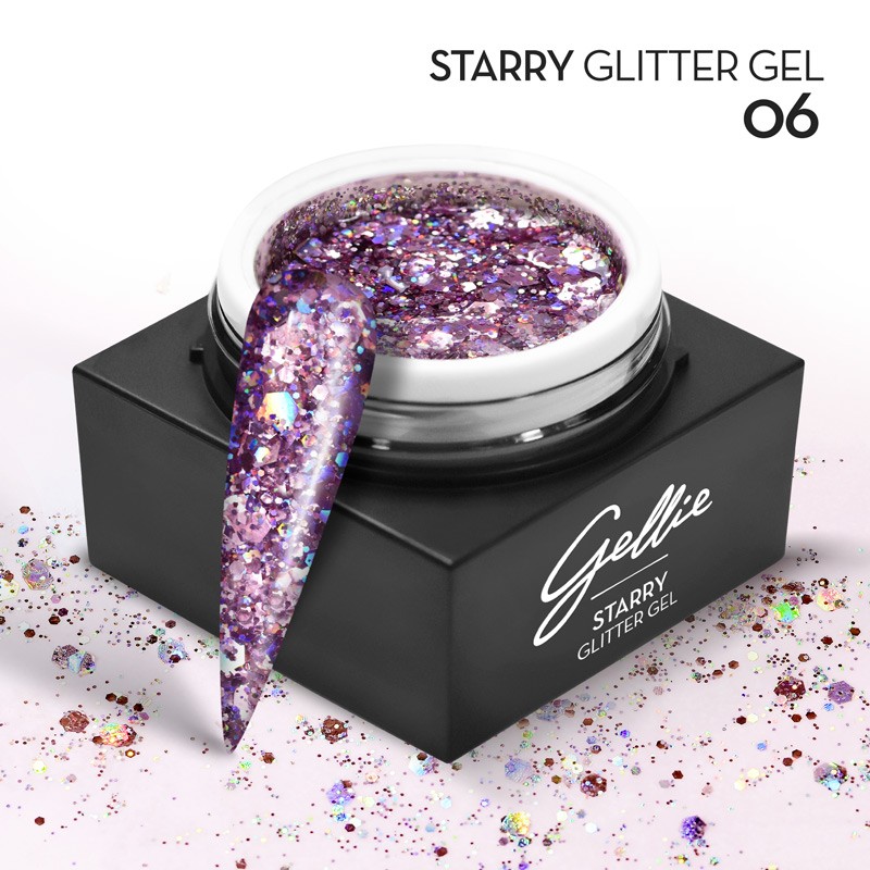 GELLIE STARRY GLITTER GEL 06 15ML