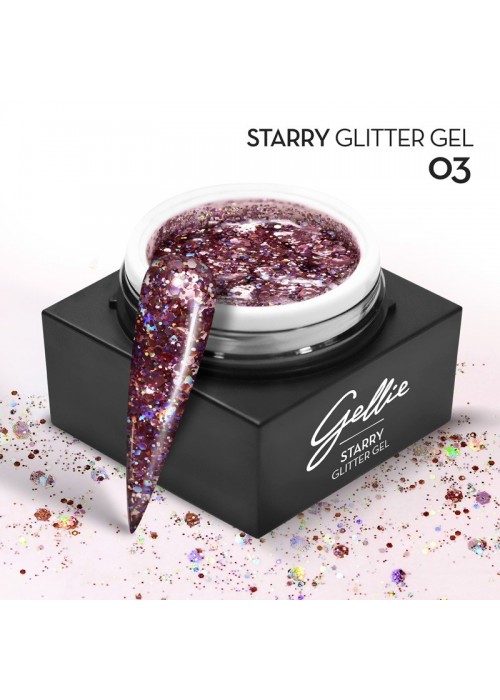 GELLIE STARRY GLITTER GEL 03 15ML