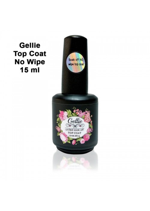 GELLIE TOP COAT NO WIPE 15ML