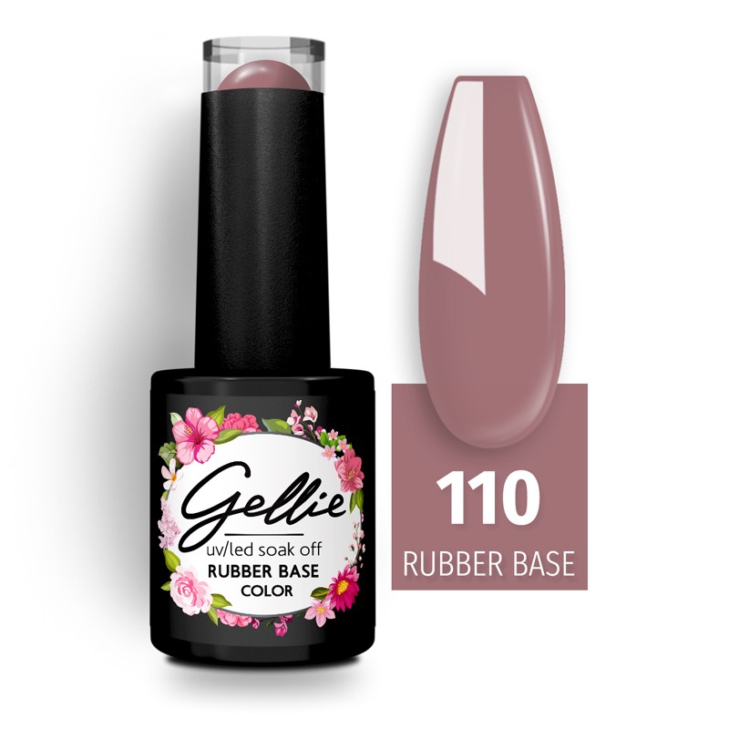 GELLIE RUBBER BASE COLOR 110 10ML - ΣΑΠΙΟ ΜΗΛΟ