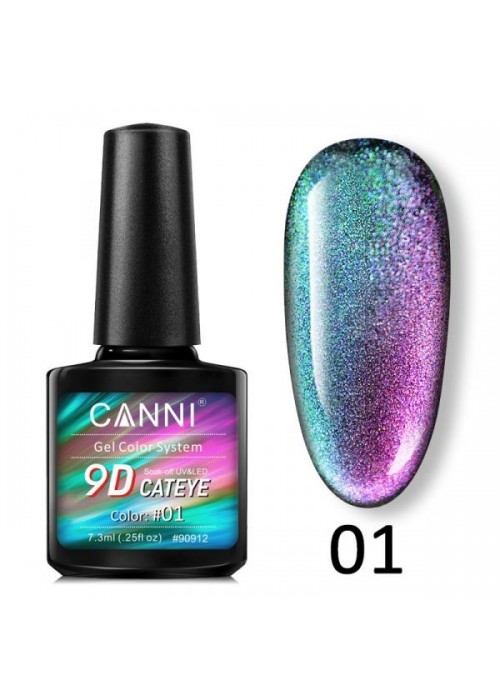 CANNI 9D CATEYE GEL COLOR SΥSTEM 01 7.3ML