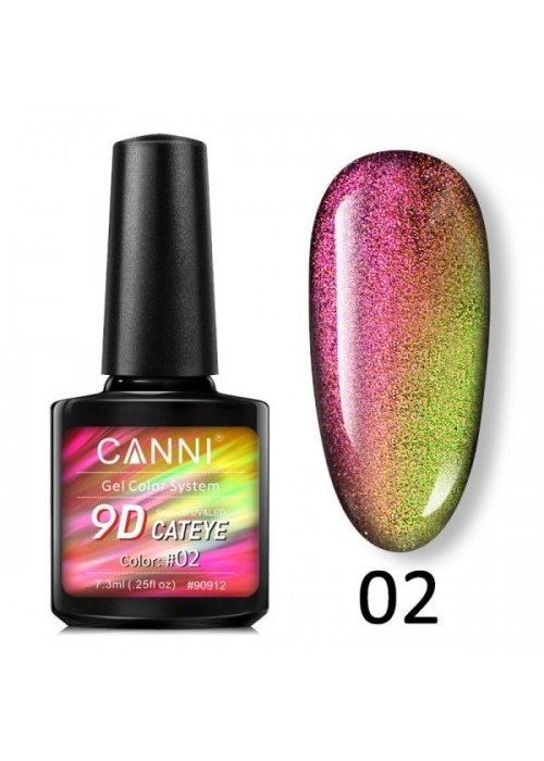 CANNI 9D CATEYE GEL COLOR SΥSTEM 02 7.3ML