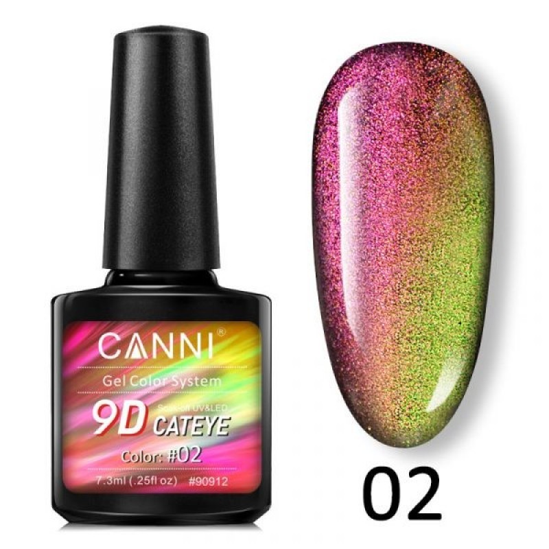 CANNI 9D CATEYE GEL COLOR SΥSTEM 02 7.3ML