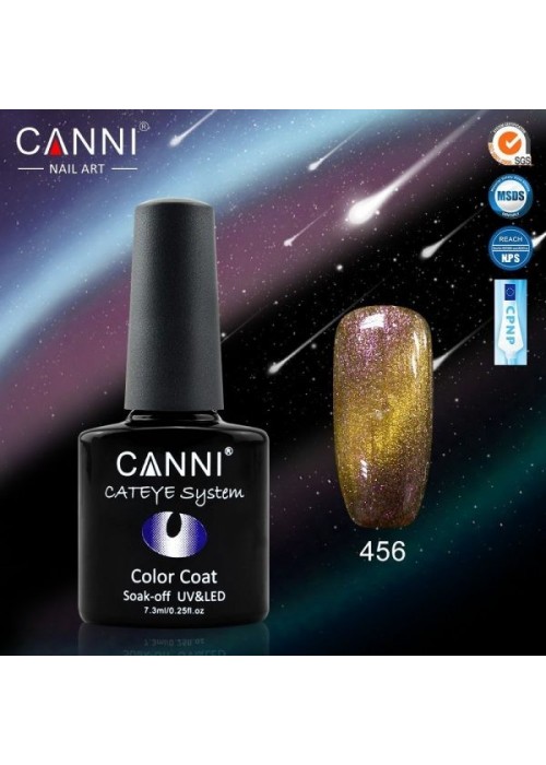 CANNI HYBRID NAIL COLOR CATEYE CHAMELEON SYSTEM N.456 7.3ML