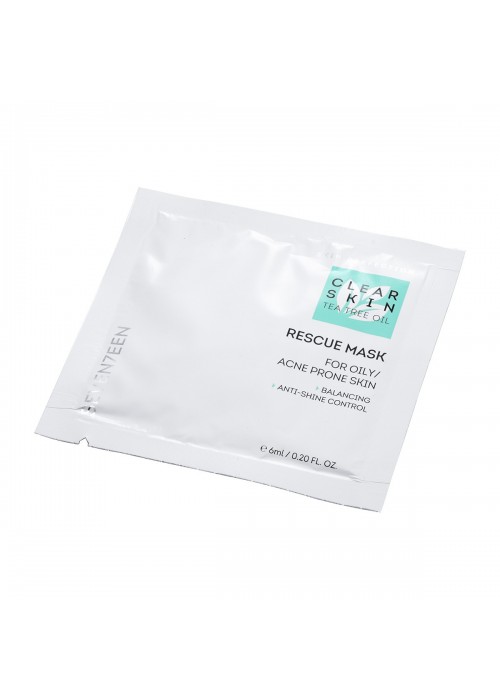 SEVENTEEN CLEAR SKIN RESQUE MASK SACHET 6ML +6ML