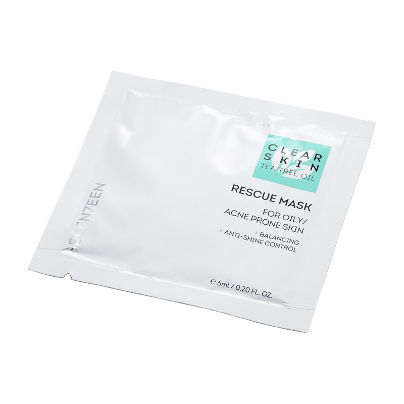 SEVENTEEN CLEAR SKIN RESQUE MASK SACHET 6ML +6ML