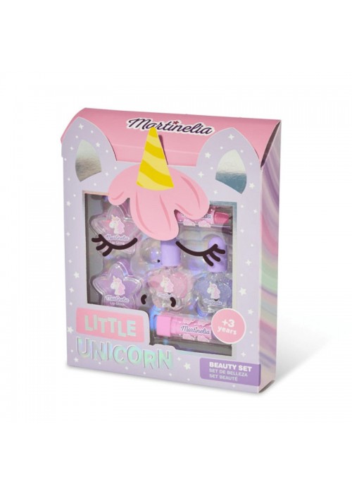 MARTINELIA LITTLE UNICORN BEAUTY SET LIP GLOSS + NAIL POLISH