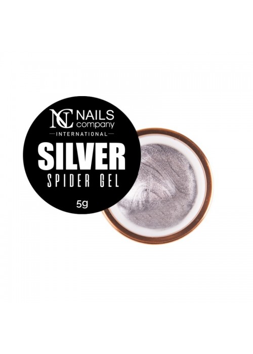 NC NAILS SPIDER GEL SILVER 5GR