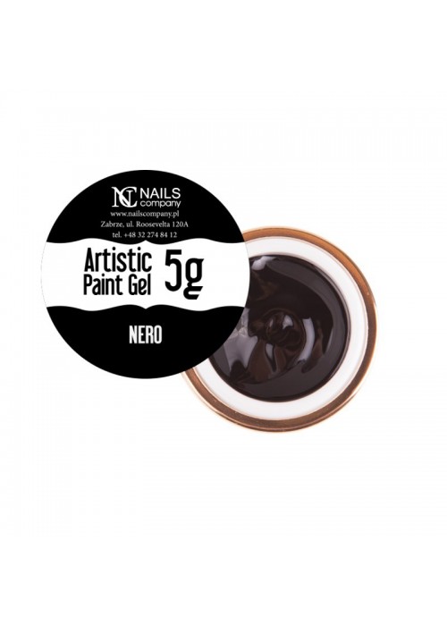 NC NAILS ARTISTIC PAINT GEL BLACK 5GR