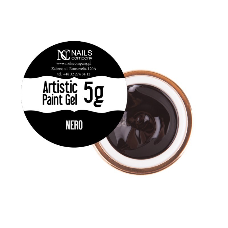 NC NAILS ARTISTIC PAINT GEL BLACK 5GR