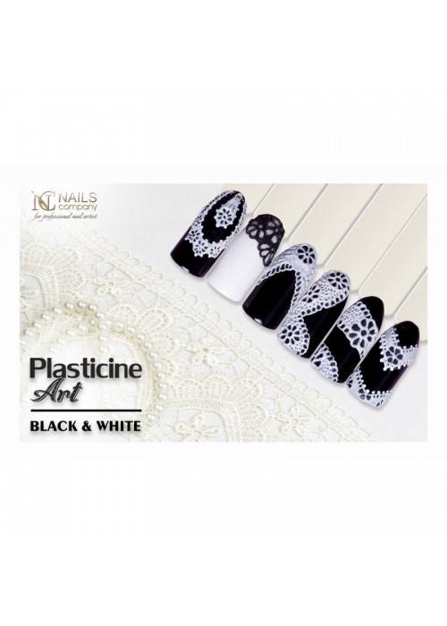 NC NAILS PLASTΙCINE 3D ART BLACK 5GR