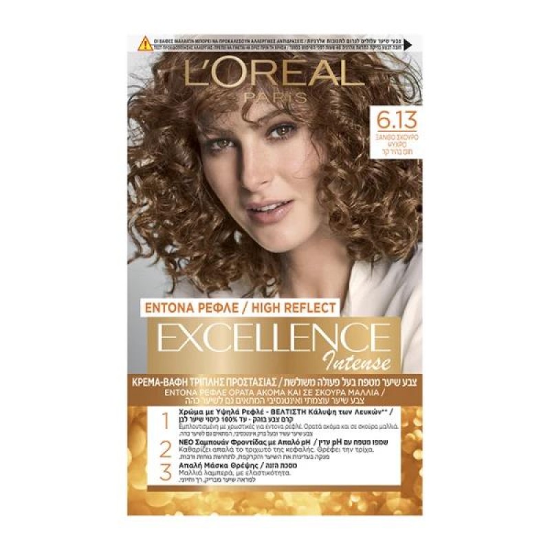 LOREAL EXCELLENCE COLOR INTENSE N.6.13 BLOND DARK COLD 200ML