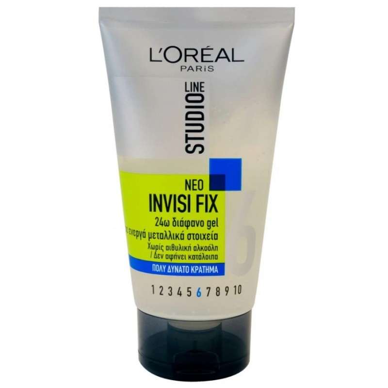 LOREAL STUDIO INVISI FIX GEL ΠΟΛΥ ΔΥΝΑΤΟ Ν.6 150ML