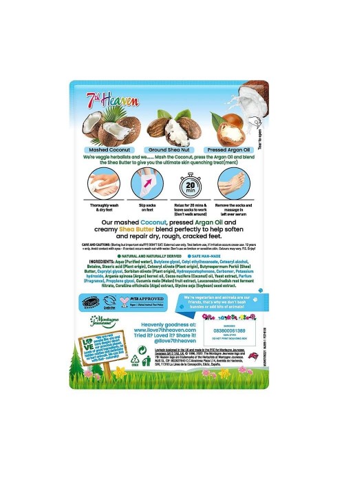 7TH HEAVEN FOOT MASK COCONAT