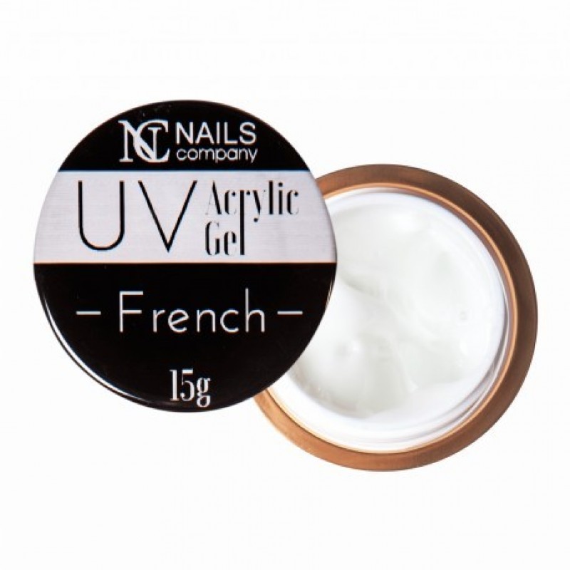 NC NAILS ACRYLIC GEL UV WHITE 15GR