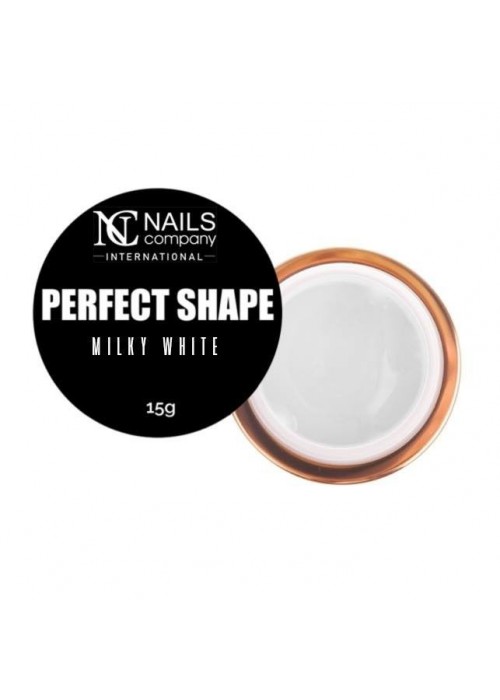 NC NAILS GEL PERFECT SHAPE MILKY WHITE 15GR