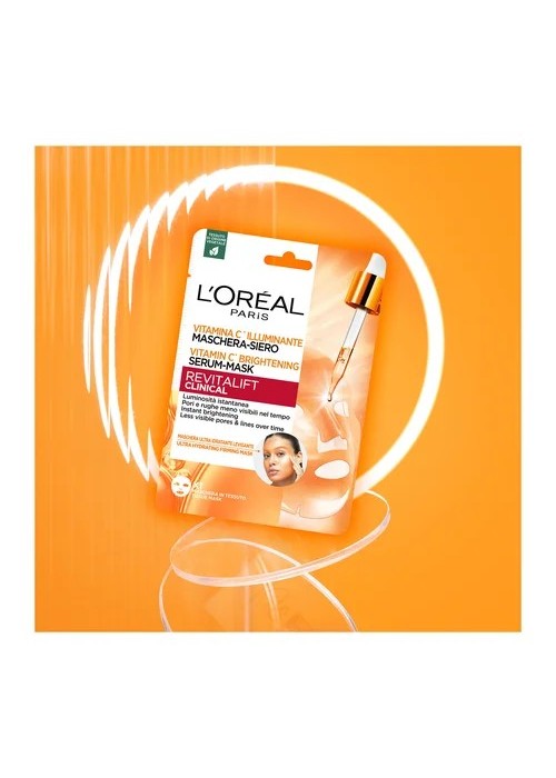 LOREAL REVITALIFT CLINICAL VITAMIN C BRIGHTENING SERUM MASK 26GR