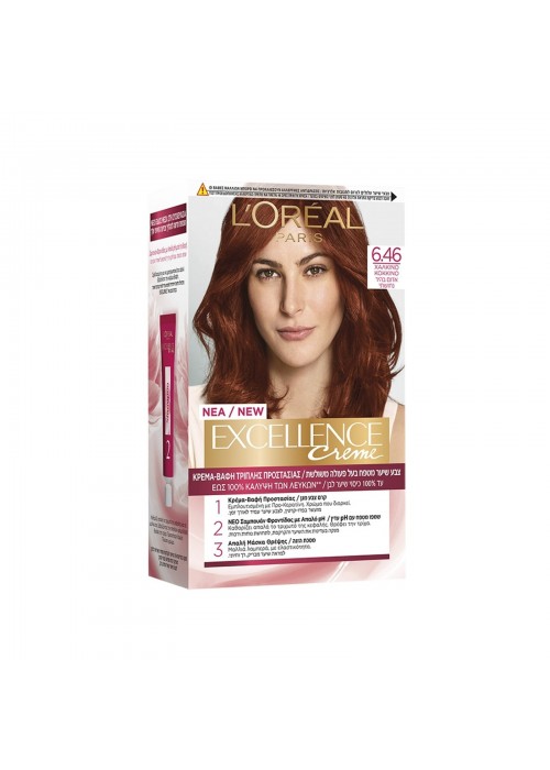 LOREAL EXCELLENCE COLOR CREME N.6.46 ACAJOU RED 200ML