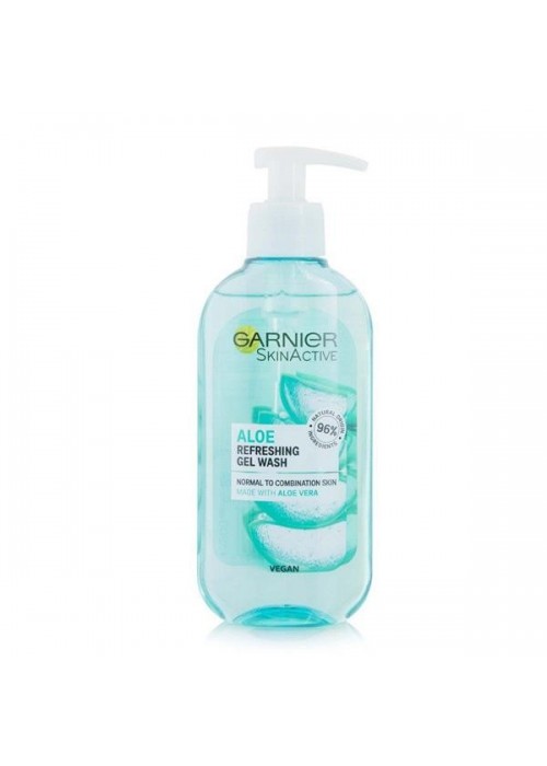 GARNIER SKIN ACTIVE ALOE GEL WASH NORMAL AND COMBINATION SKIN 200ML