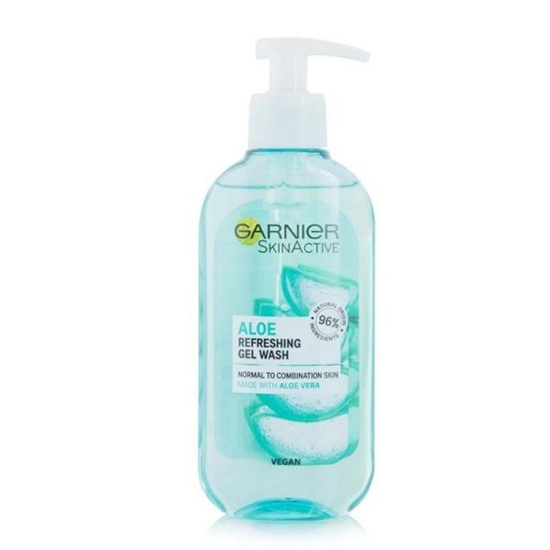 GARNIER SKIN ACTIVE ALOE GEL WASH NORMAL AND COMBINATION SKIN 200ML