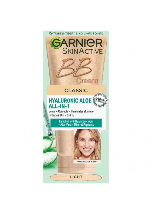 GARNIER SKIN ACTIVE BB CREAM HYALURONIC ALOE CLASSIC LIGHT 50ML