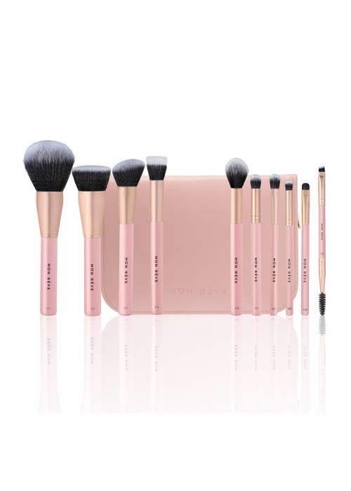 MON REVE SET 10PCS BRUSH FACE AND EYES