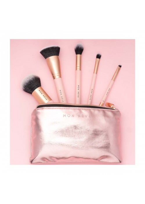 MON REVE ESSENTIAL 5 BRUSH SET FACE AND EYES