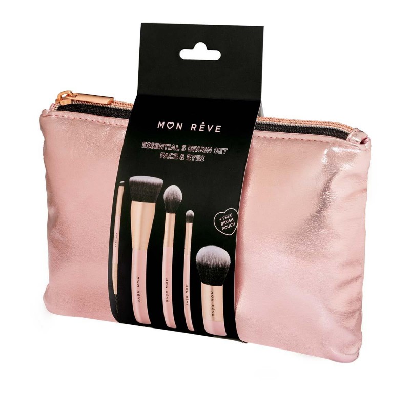 MON REVE ESSENTIAL 5 BRUSH SET FACE AND EYES