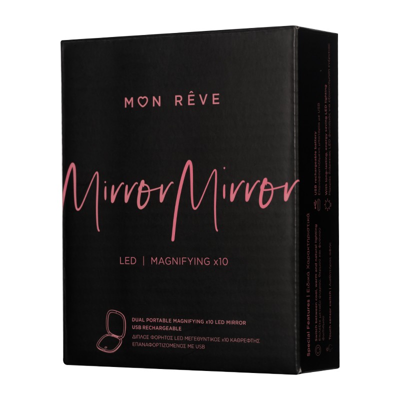 MON REVE POCKET DBL MIRROR LIGHTED *10