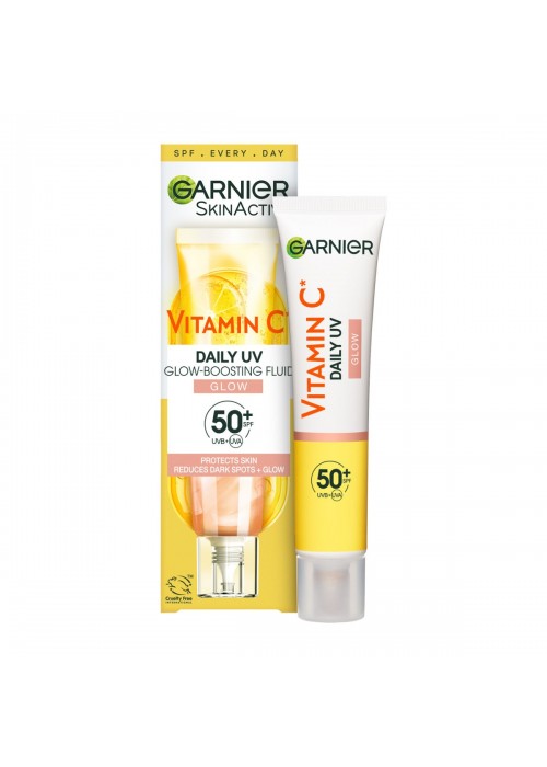 LOREAL GARNIER VITAMIN C ΚΡΕΜΑ ΠΡΟΣΩΠΟΥ ΛΑΜΨΗΣ ΜΕ ΑΝΤΗΛΙΑΚΗ ΠΡΟΣΤΑΣΙΑ SPF 50+ 40ML