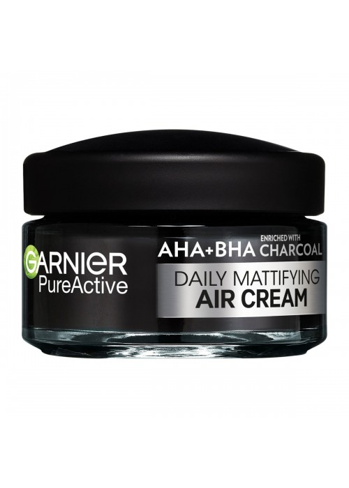 LOREAL SKIN PURE ACTIVE CHARCOAL AIR CREAM 3 ΣΕ 1 ΚΡΕΜΑ ΠΡΟΣΩΠΟΥ ΓΙΑ ΑΤΕΛΙΕΣ 50ML