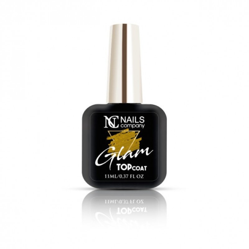 NC NAILS TOP COAT GLAM GOLD 11ML