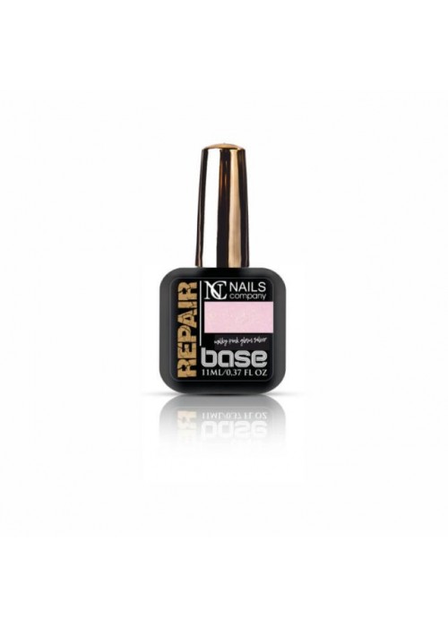 NC NAILS REPAIR BASE MILKY PINK GLAM SILVER 11ML