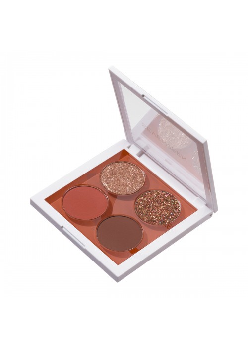 SEVENTEEN VIBRANT EYES QUAD PALETTE N.06 WARM SUNSET