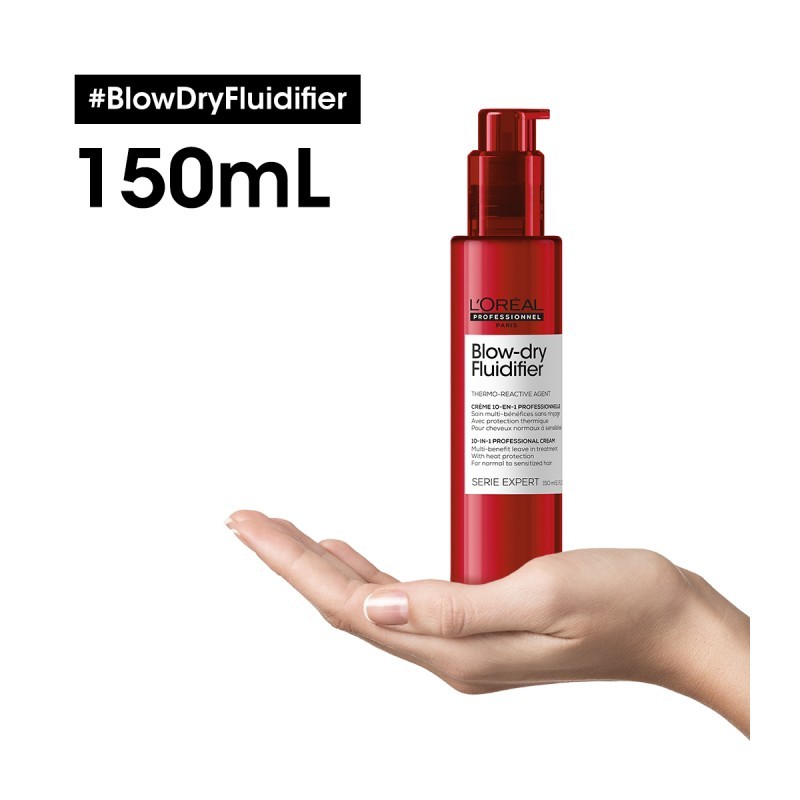 LOREAL SERIE EXPERT ΚΡΕΜΑ ΘΕΡΜΟΠΡΟΣΤΑΣΙΑΣ BLOW-DRY FLUIDIFIER 10 ΣΕ 1 150ML