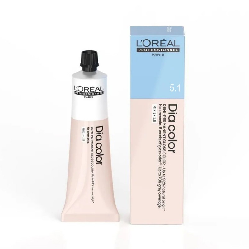 LOREAL DIA COLOR No5.1 ΚΑΣΤΑΝΟ ΑΝΟΙΧΤΟ ΣΑΝΤΡΕ 60ML