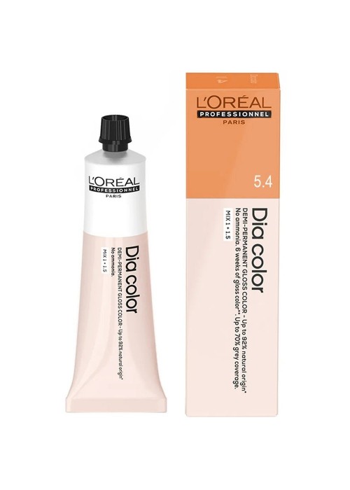 LOREAL DIA COLOR N5.4 ΚΑΣΤΑΝΟ ΑΝΟΙΧΤΟ ΧΑΛΚΙΝΟ 60ML